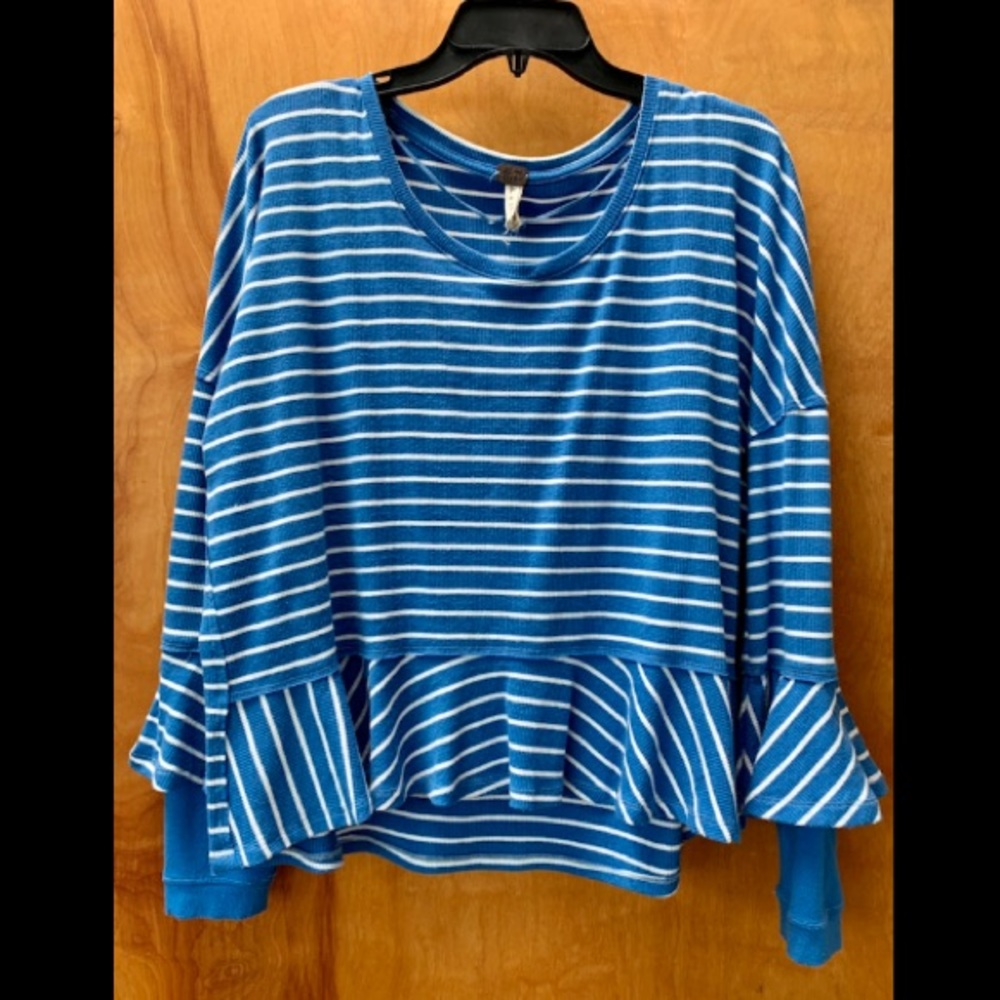 Long Sleeve Ruffle Top